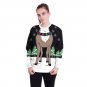 Men Christmas Reindeer Print Sweatshirts Winter Clothing Xmas Hoodies Cartoon Santa Costume