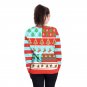 Multi Color Xmas Casual Pullover Outerwear Men Winter Clothing Hoodies Cartoon T-shirt