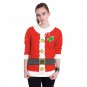 Red Xmas Casual Pullover Outerwear Men Winter Clothing Hoodies Cartoon Christmas Santa Claus Suit