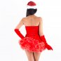 Chiffon Christmas Tutu Skirt Sexy Sequin Bubble Santa RARA Fancy Dress Women Xmas Pouf Skirts