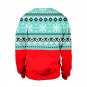 Blue Merry Christmas Snowman Hoodies Fashion O-neck Streetwear Happy New Year Xmas T-shirt