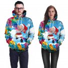 Christmas Rainbow Colorful Print Couples Clothing Novelty Hoodies Winter Lover Tops