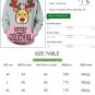 Plus Size Grey Christmas Reindeer Print Couples Clothes Fashion Sweatshirts Xmas Tops