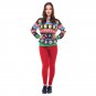 Unisex Winter Couples Streetwear Casual Xmas Beer Printing Hoodies Fall Novelty Christmas Blouses