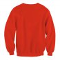 Red Cartoon Christmas Hat Print Sweatshirt Women's Winter Streetwear