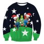 Mario Bro Printing T-shirt Autumn Xmas Streetwear Sweatshirts Ladies Christmas Outerwea