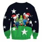 Mario Bro Printing T-shirt Autumn Xmas Streetwear Sweatshirts Ladies Christmas Outerwea