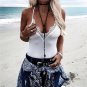 Halter Sexy Jumpsuit Eyelash Lace Trim Openwork Chic Teddies Lingerie V-neck Fashion Bodysuit