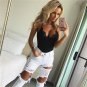 Plus Size Sexy Bodysuit Eyelash Lace Large Size Chic V-neck Teddies Lingerie
