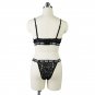 Red Plus Size Sexy Bikini Lingerie Letter Print Big Size Lace Push Up Bra with Briefs