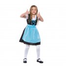 Mardi Gras Uniform Kid Bavarian Beer Girl Maid Costumes Children German Oktoberfest Fancy Dress