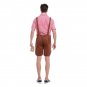Carnival Cosplay Apparel Men Hansel Oktoberfest Shirt and Overalls Male Bavarian Beer Costume