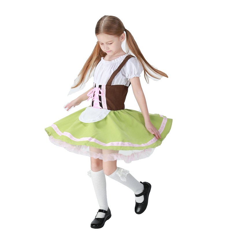 Parent-child Oktoberfest Fancy Dress Carnival Hansel Kid Cosplay Bavarian Beer Girl Costumes