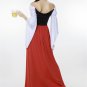 Classic Red Women Carnival Long Oktoberfest Dress Sexy Traditional Pirate Uniform
