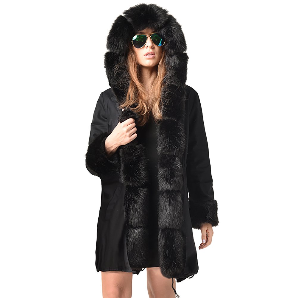 England Style Parka Winter Women Trench Coats Fashion Three-quarter ...