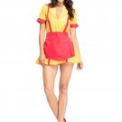 Yellow Color American Television Series 2 Broke Girls Role Cosplay Costume