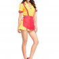 Yellow Color American Television Series 2 Broke Girls Role Cosplay Costume