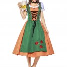 Bar Waitress Uniform Oktoberfest Costume Plus Size XL Carnival Beer Girl Fancy Dresses