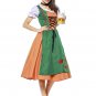 Bar Waitress Uniform Oktoberfest Costume Plus Size XL Carnival Beer Girl Fancy Dresses
