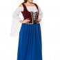 Plus Size German Women Oktoberfest Fancy Dress Mardi Gras Cosplay Bavarian Waitress Costume