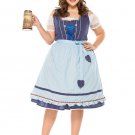 3XL Size Bavarian Maid Cosplay Costume Mardi Gras Waitress Uniform Plus Size Oktoberfest Dress