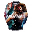 Super Size 3XL Superhero Orin Coat DC Aquaman Baseball Bomber Arthur Curry Letterman Jacket