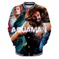Super Size 3XL Superhero Orin Coat DC Aquaman Baseball Bomber Arthur Curry Letterman Jacket