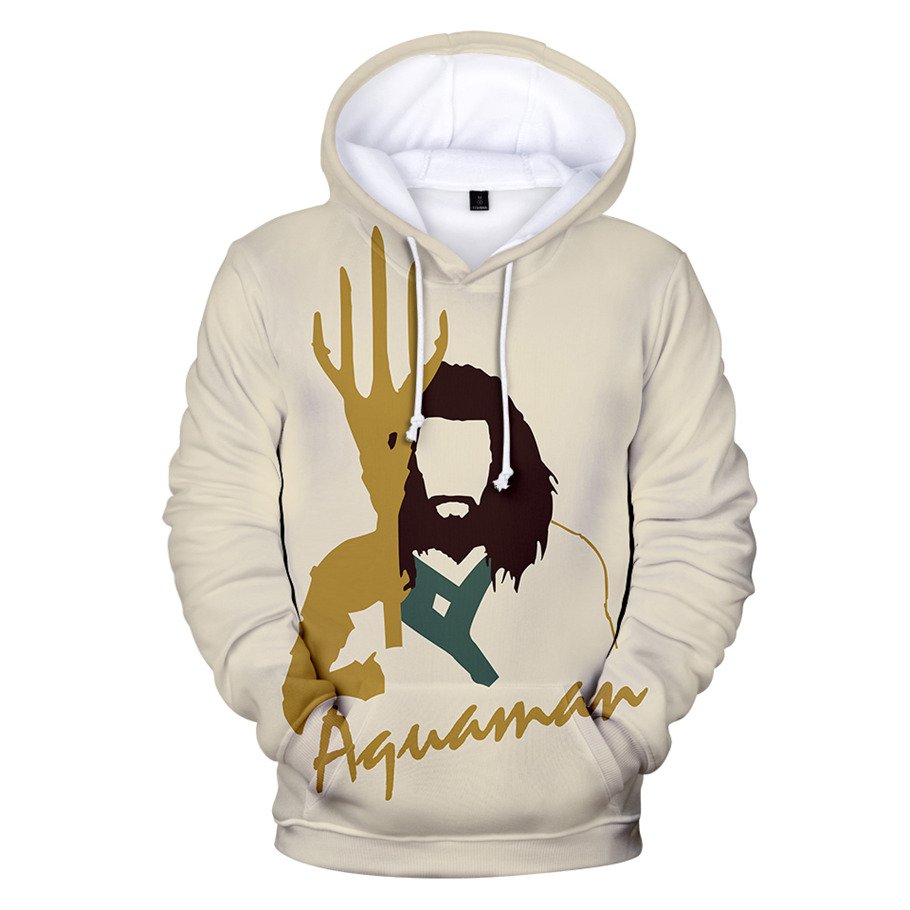 DC Movie Arthur Curry Hoodies Winter Superhero Orin Outerwear Aquaman Sweatshirts