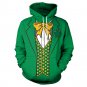 Men St. Patrick's Day Hoodies Long Sleeve Streetwear Male Novelty Spring 3D Suit Print Sweatshirt