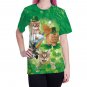 Women St. Patrick Day Tops Fashion Printing Blouses Leprechaun Short Sleeve Animal Print T-shirts
