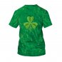 Women St. Patrick Day Tops Fashion Printing Blouses Leprechaun Short Sleeve Animal Print T-shirts