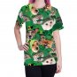 Plus Size Women 3D Print Shirts Animal Tops Leprechaun Outerwear Shamrocks St. Patrick Blouses