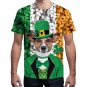 Women Shamrocks T-shirts St. Patrick's Day Tops Summer Fashion Ladies Leprechaun Ireland Blouses