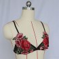 Sexy Floral Flower Rose Embroidery Bra Set Black Erotic Beach Bikini Lingerie Valentine Bras