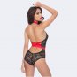 Women Lace Teddy Lingerie Halter Sexy Sleepwear Ladies Erotic Onesies Underwear Valentine Nightwear