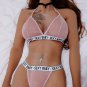 Erotic Spaghetti Straps Plus Size Ultra Thin Romantic Underwear Valentine Brazilian Bikini Lingerie