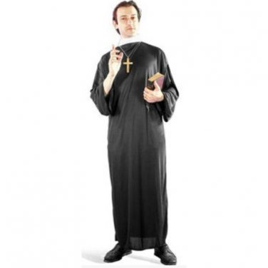 Father Jesus Christ Priest Parson Clergyman Uniform Preacher Churchman Clergy Chaplain Costume