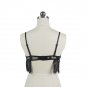 Erotic V-day Lingerie Plus Size Spaghetti Straps Wire Free Transparent Fetish Underwear