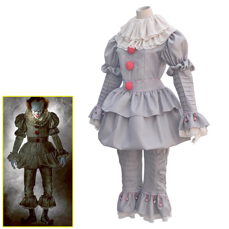Penny Wise COS Uniform Clown Harry Anderson Cosplay Outfits Stephen King's It Costume