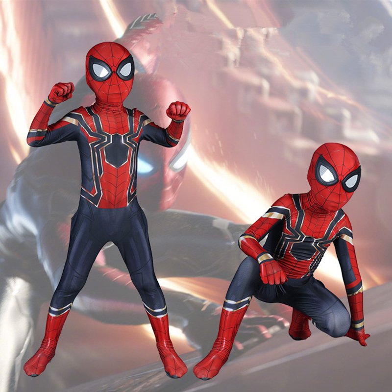 Teenage Avengers Infinity War Theme Costume Super Hero COS Uniform Children Catsuit