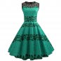 Fashion Ireland Streetwear Shamrocks Print Retro Party Dresses St. Patrick's Day Vintage Dress
