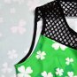 Shamrocks Retro Mid-Calf Party Dresses Costume Ireland Clothing St. Patrick Vintage Casual Dress