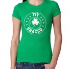Shamrocks Printed Tees Women Irish St Patrick Shirt Casual Tops Ireland Festival Streetwear