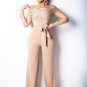 Women Long Sleeve Rompers Sexy Off Shoulder Fashion Spring Streetwear Lace Wide Leg Jumpsuit