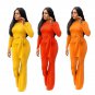 Fashion Women Long Sleeve Jumpsuit Plus Size XXL Spring African Sashes Autumn Casual Clothing