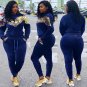 Women's Tracksuits Sweetheart Sequins Plus Size Hoodies Fall Autumn Ankle Length Pants