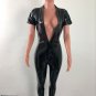 Red Sexy PVC Catsuit Costumes Plus Size Women Black Punk Erotic Motorcycle Latex Jumpsuit