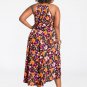 Plus Size 3XL Casual Dresses 4XL Fat Lady Digital Floral Printing Long Summer Dress