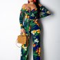 Plus Size 2XL American Women Streetwear Off Shoulder Casual Wear Summer Jumpsuits