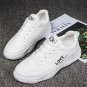 American Street Style Sneakers Winter Faux Leather Shoes Spring Trainers Little White Casual Shoes
